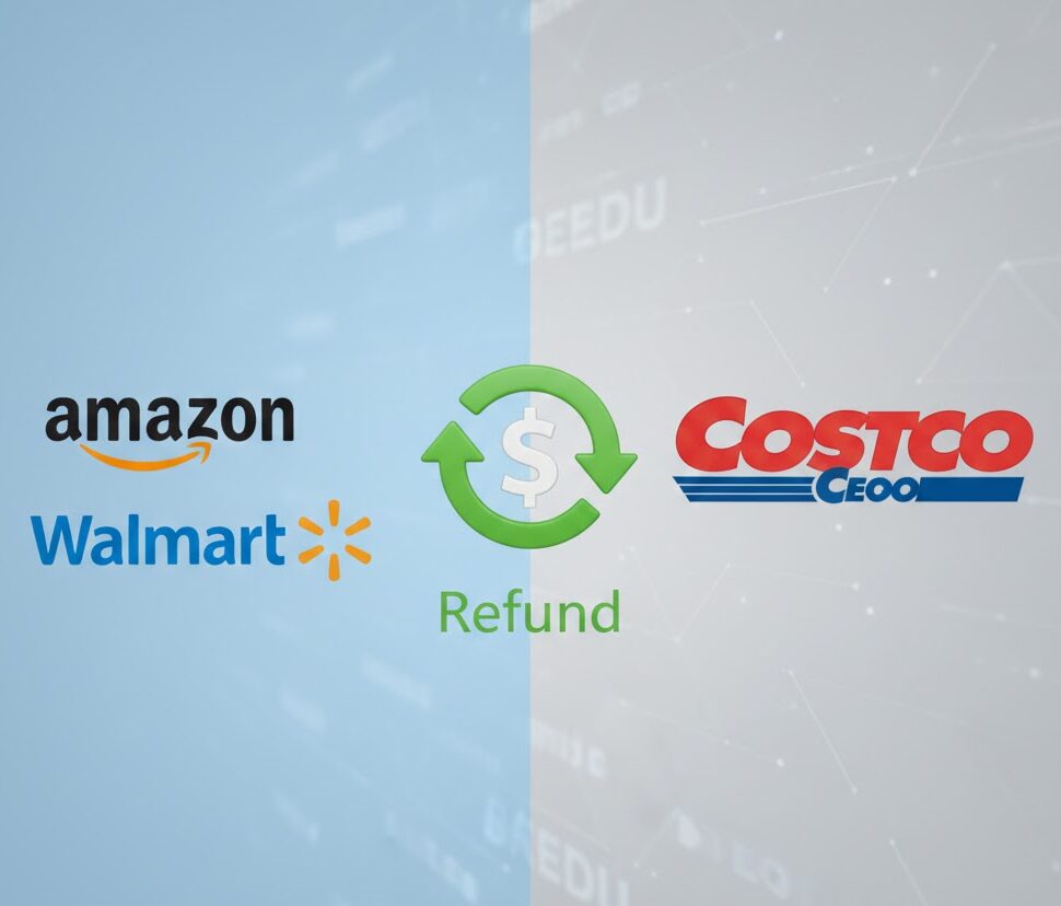 미국 반품/환불 제도 총정리 — 아마존·월마트·코스트코 차이점