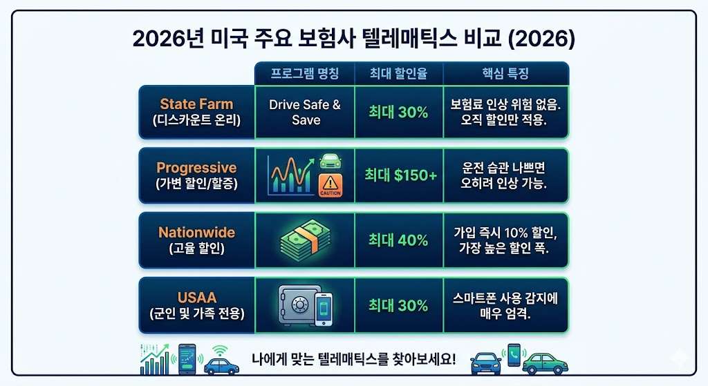 미국 자동차 보험료 폭등 시대 – 텔레매틱스(Telematics) 할인, 진짜 이득일까?