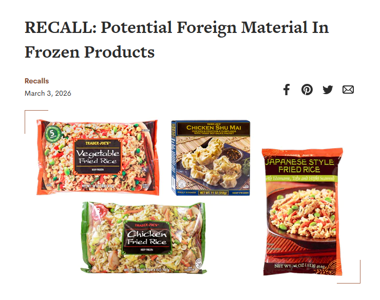 Trader Joe's recall 2026 official notice screenshot